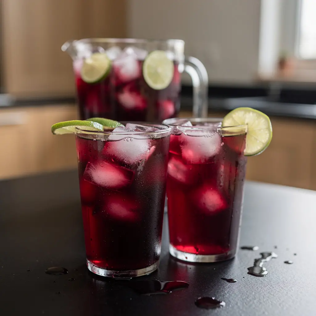 Agua fresca de jamaica – napój z hibiskusa po meksykańsku