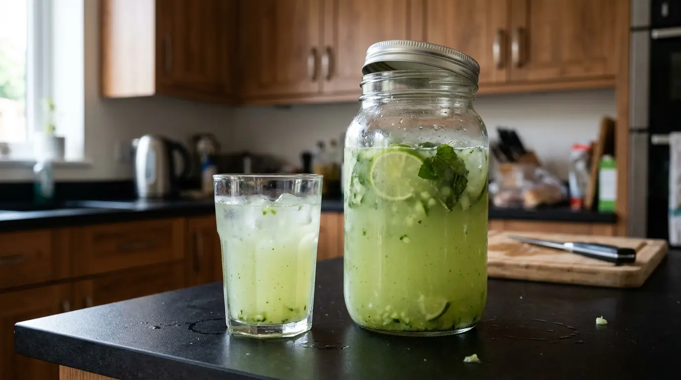 Agua fresca de pepino – bebida refrescante de pepino y lima