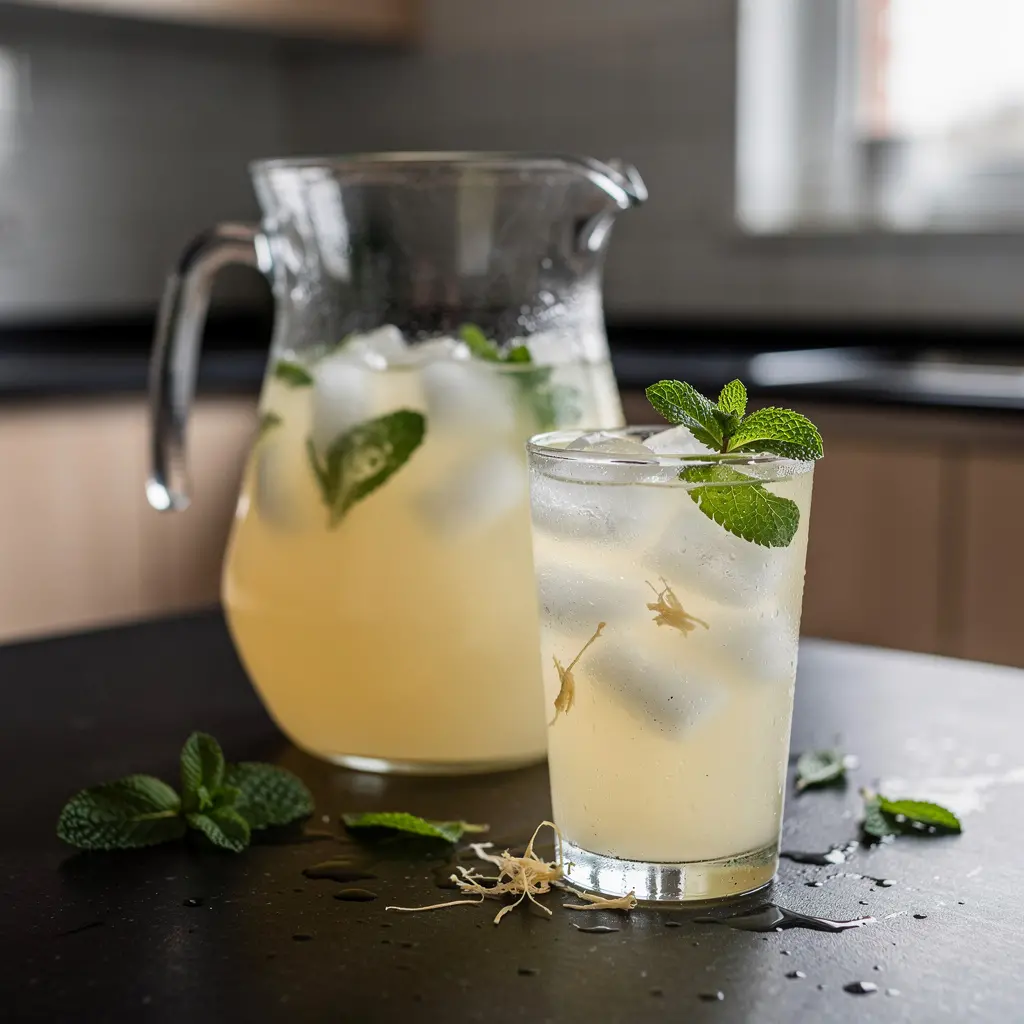 Agua fresca de piña y hierbabuena – napój z ananasa i mięty po meksykańsku