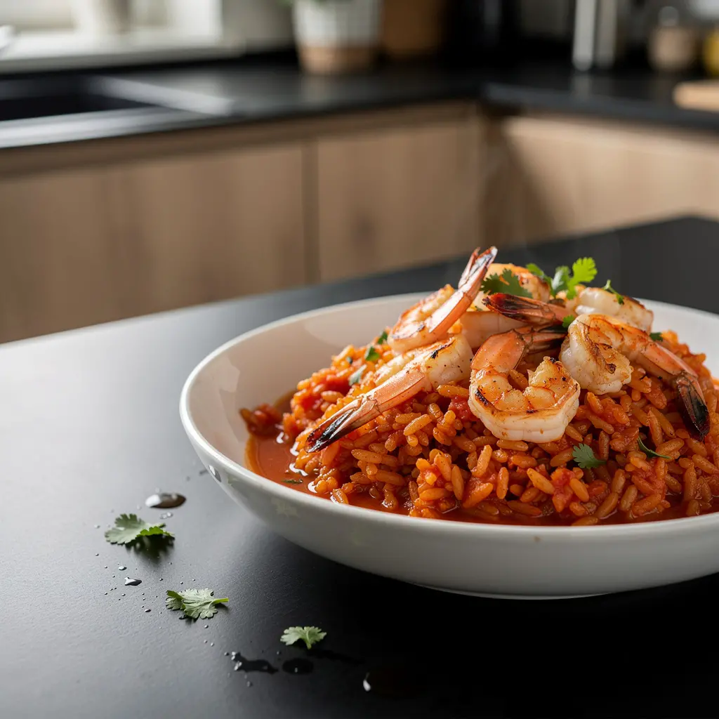 Arroz a la tumbada – ryż z owocami morza po meksykańsku