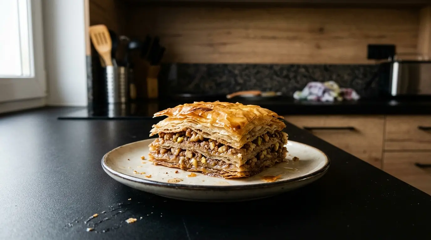 Baklava po grecku – ciasto filo z orzechami i miodem
