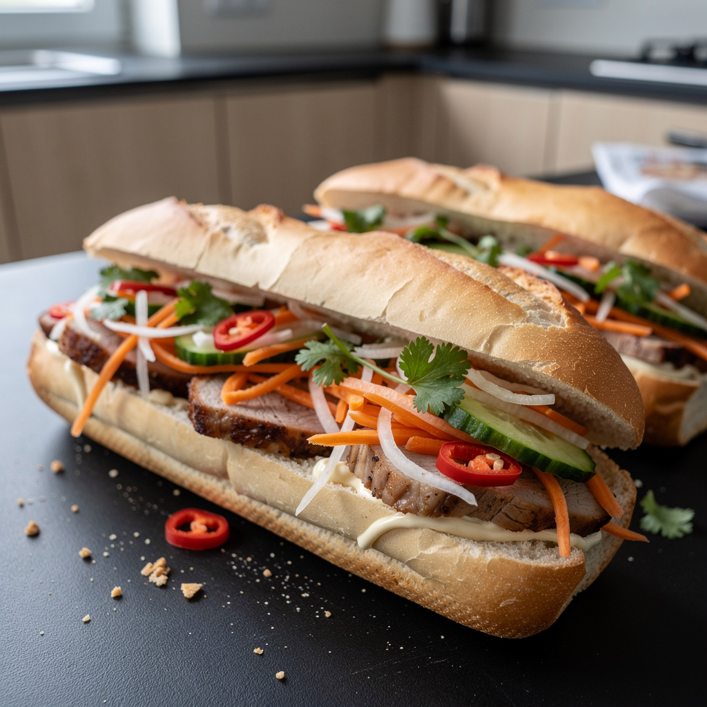 Banh mi thit – Vietnamese pork sandwich
