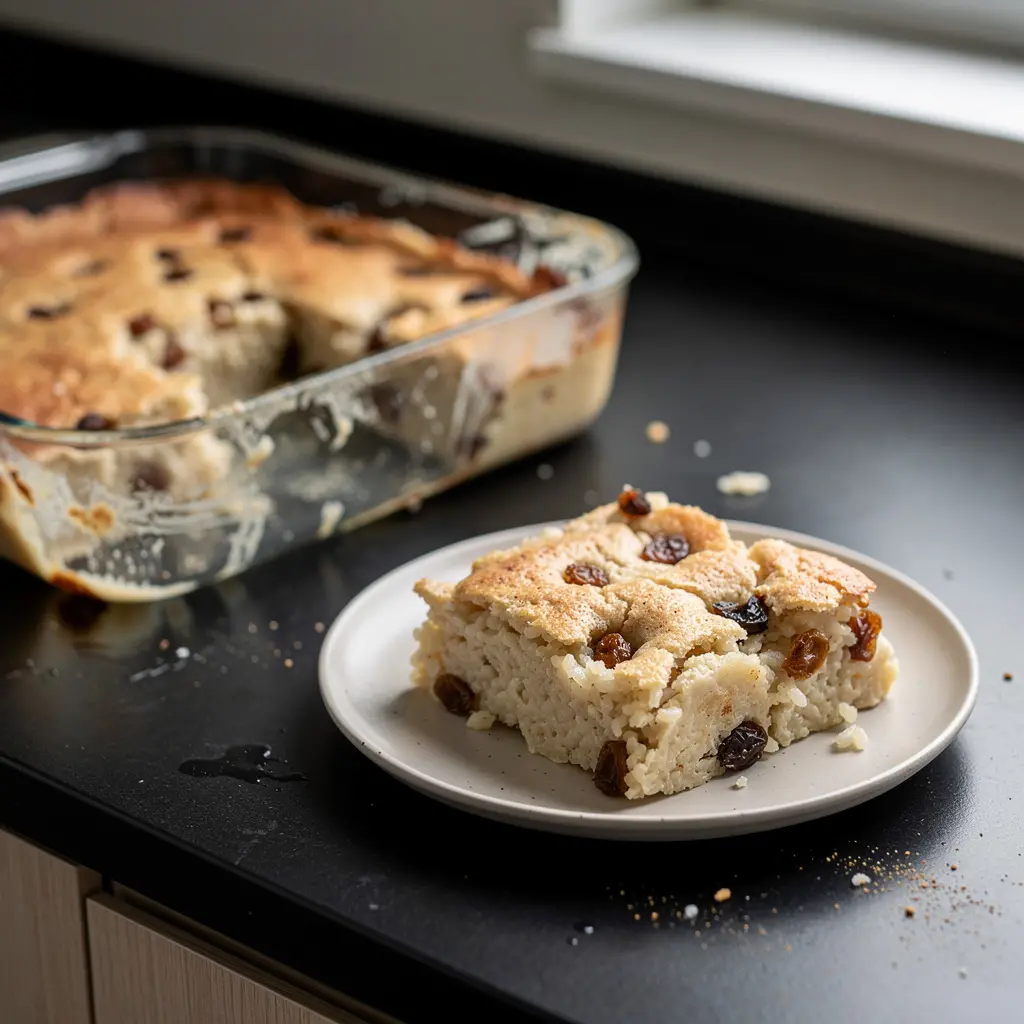 Budín de arroz – meksykański pudding ryżowy z rodzynkami