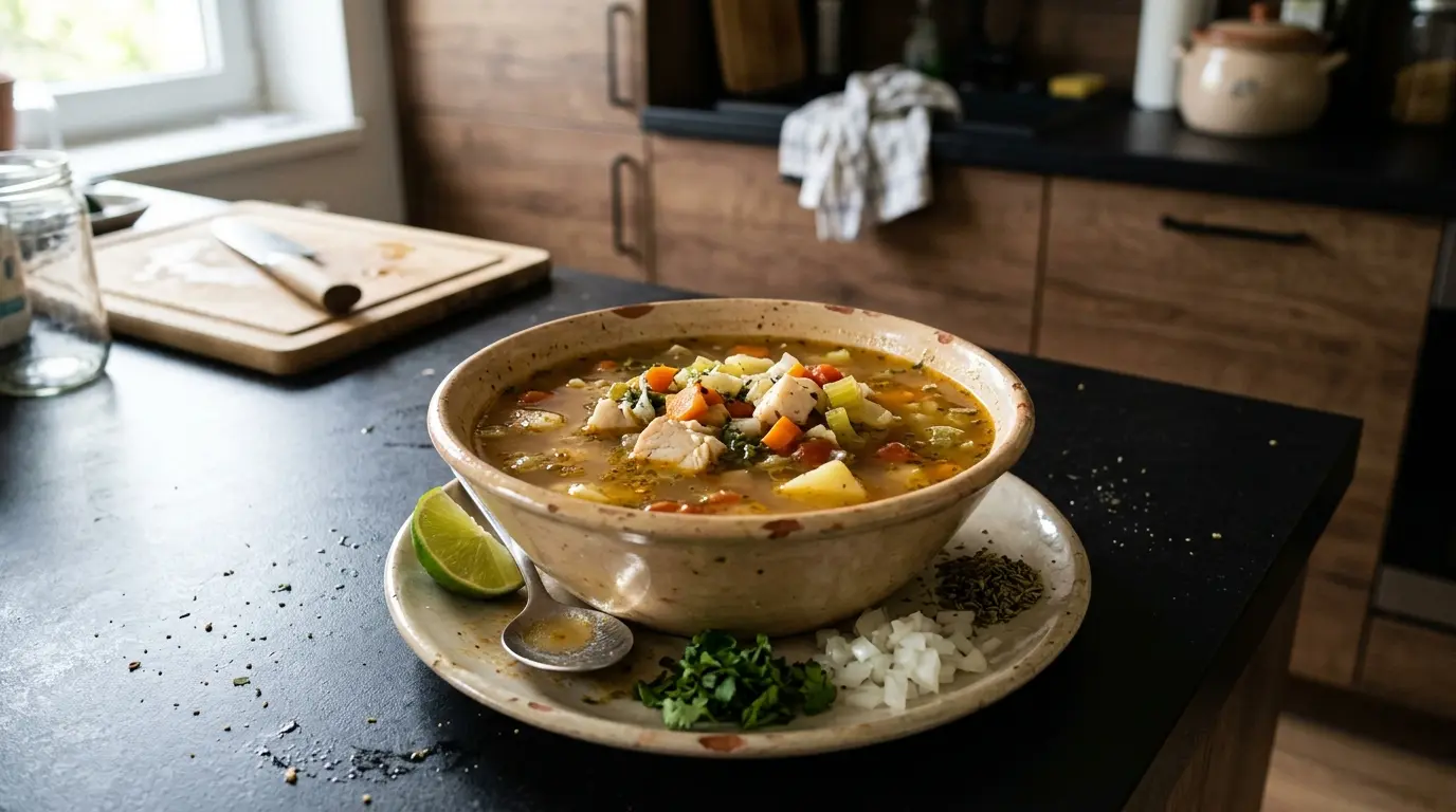 Caldo de pescado – lekka zupa rybna po meksykańsku