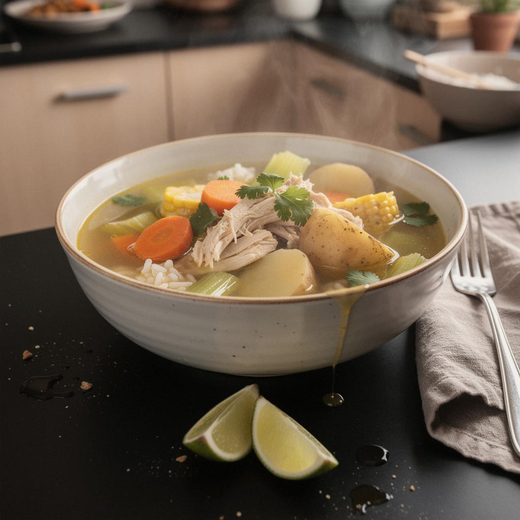 Caldo de pollo – domowy rosół z kurczaka po meksykańsku