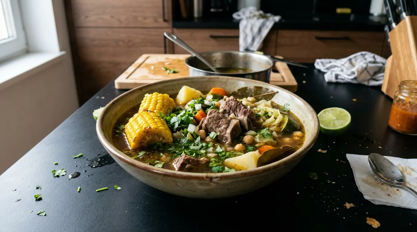 Caldo de res – zupa wołowa z warzywami po meksykańsku