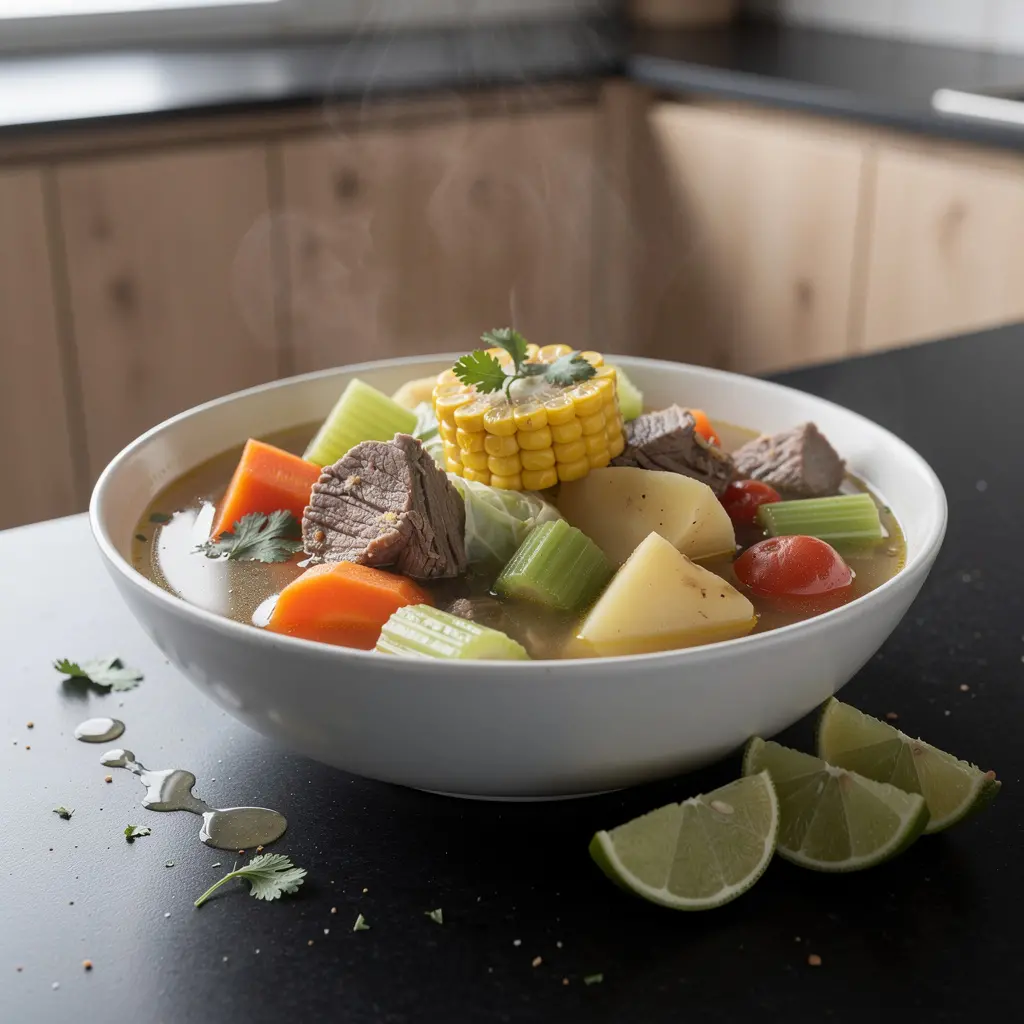 Caldo de res – zupa wołowa z warzywami po meksykańsku