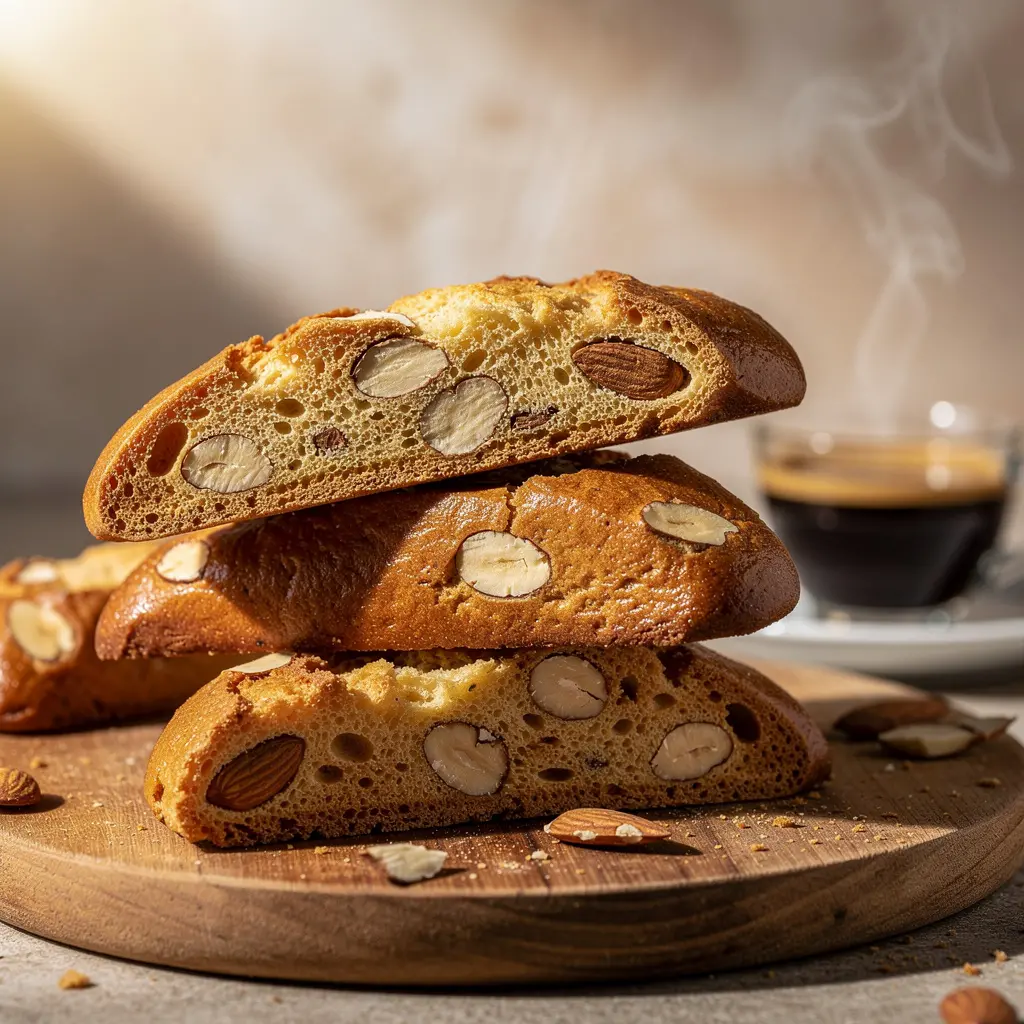 Cantucci – włoskie ciasteczka migdałowe do kawy