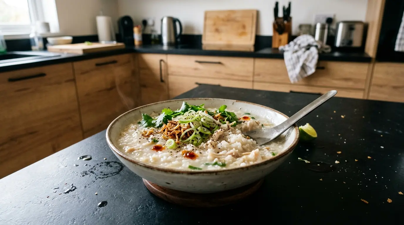 Chao ga – wietnamska ryżowa zupa z kurczakiem