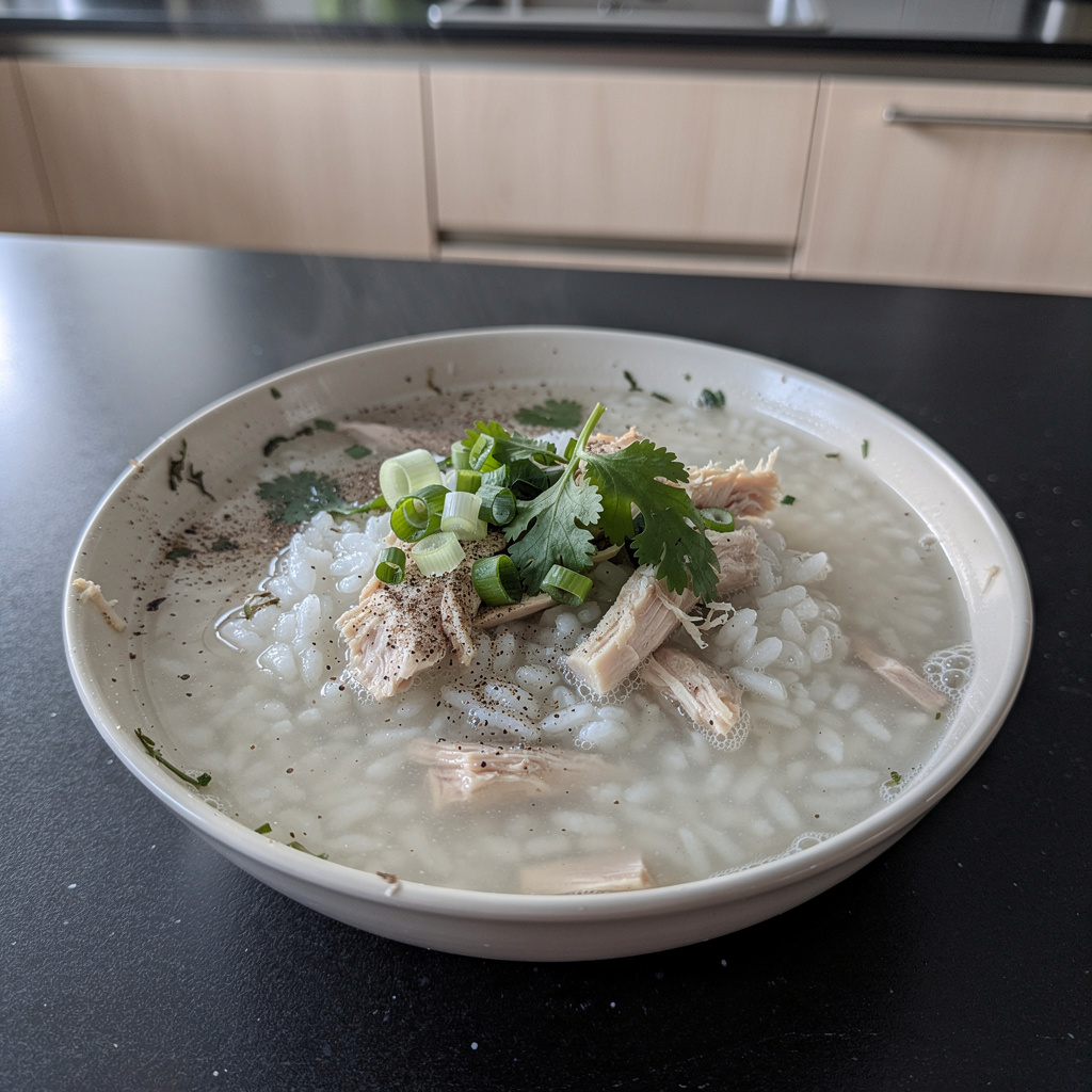 Chao ga – sopa vietnamita de arroz con pollo