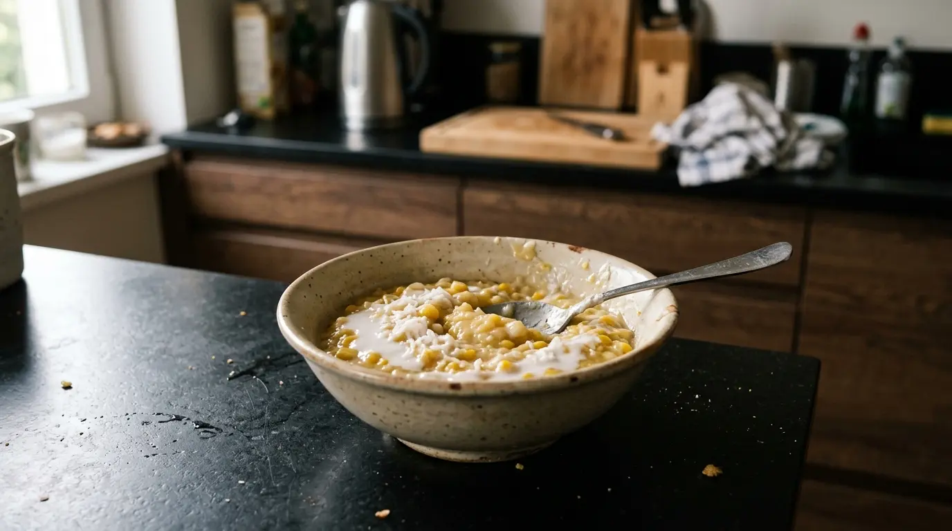 Che bap – wietnamski deser z kukurydzy i mleka kokosowego