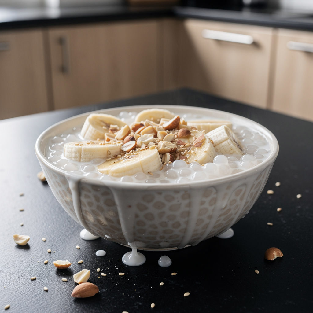 Che chuoi – wietnamski deser z bananów i tapioki