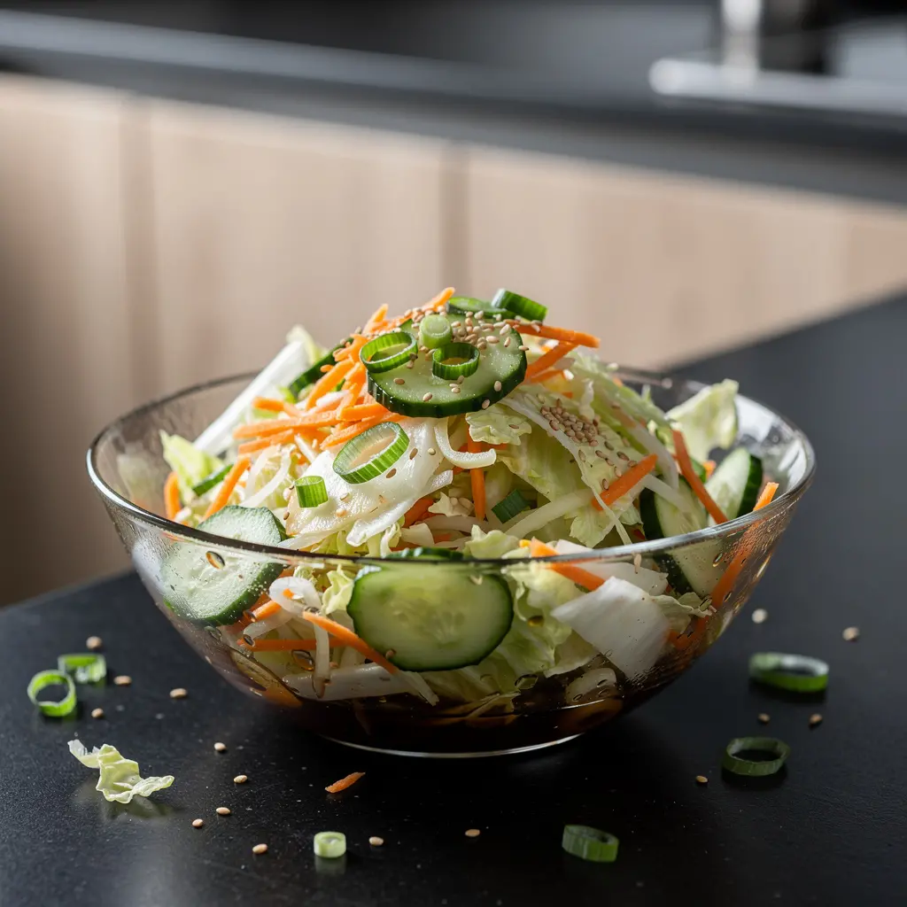 Chinese Napa Cabbage Salad with Sesame