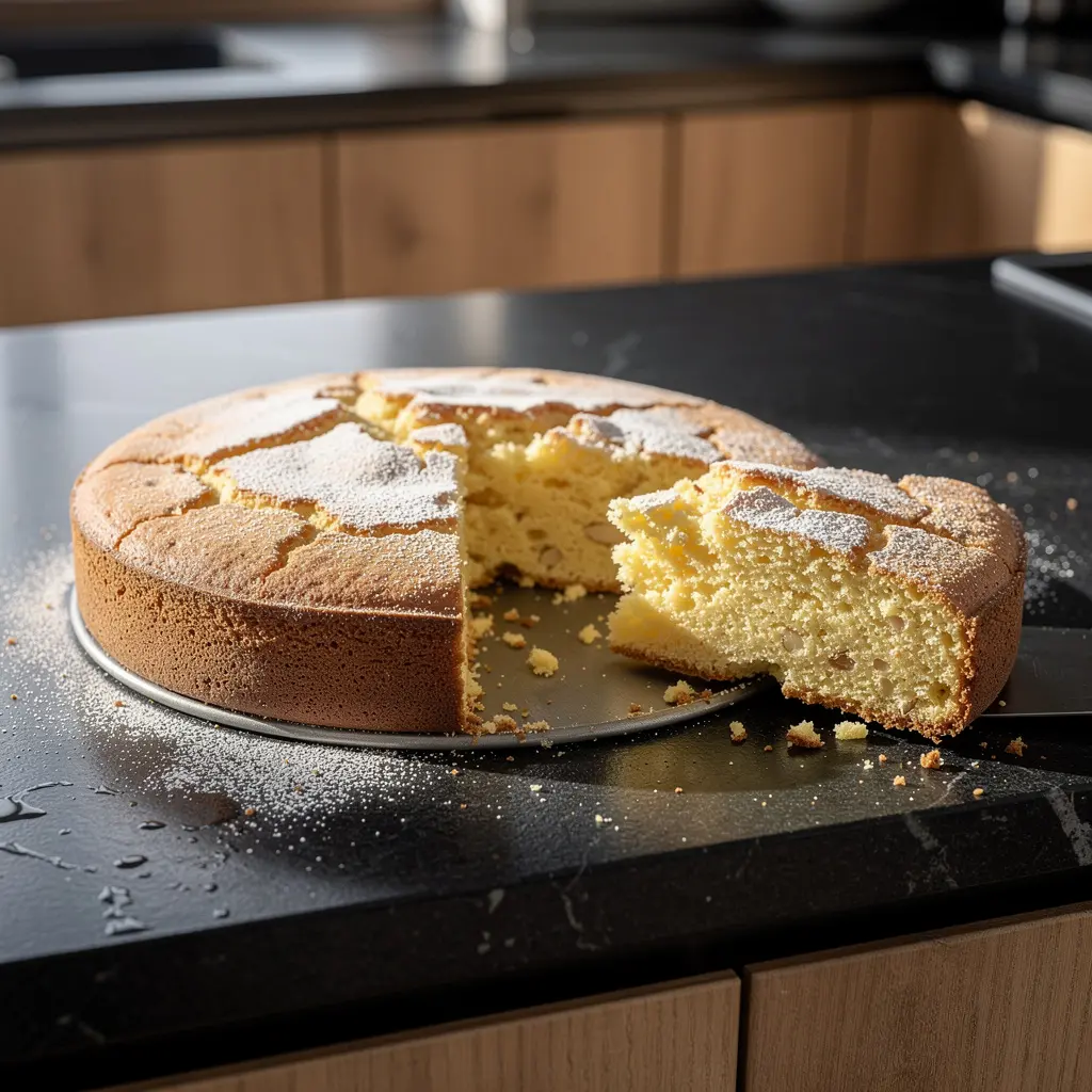 Ciasto cytrynowo-migdałowe po włosku