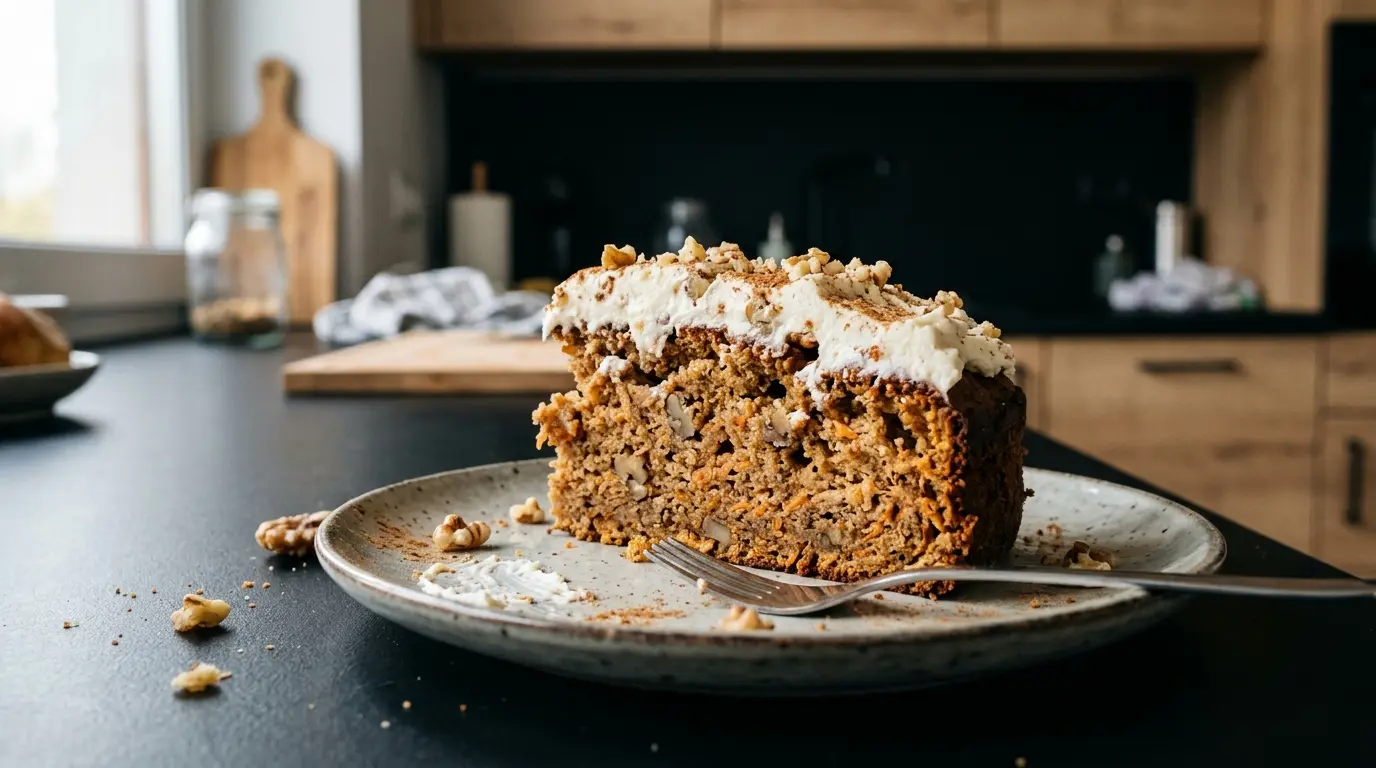 Ciasto marchewkowe z orzechami i cynamonem