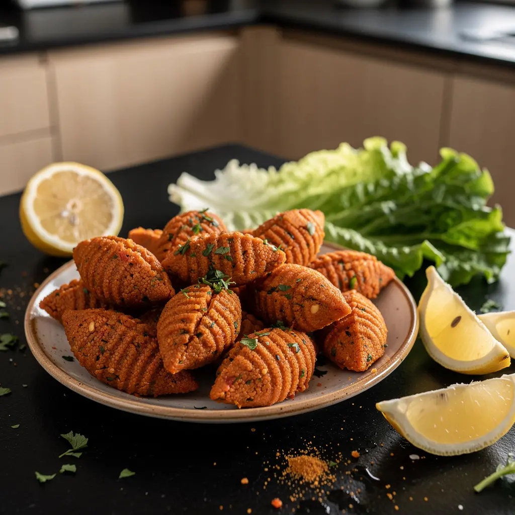 Çiğ köfte z bulguru – wegańskie „klopsiki” na zimno