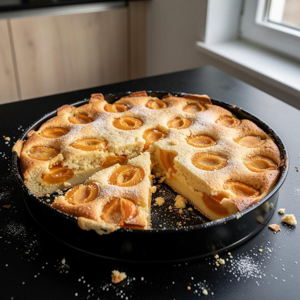 Clafoutis z morelami i migdałami