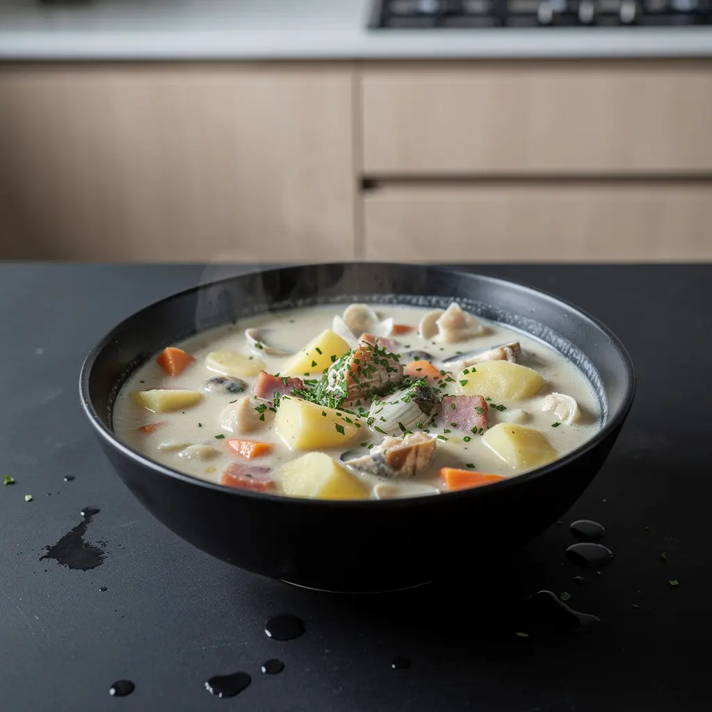 Clam chowder – kremowa zupa z małżami po nowoenglandzku