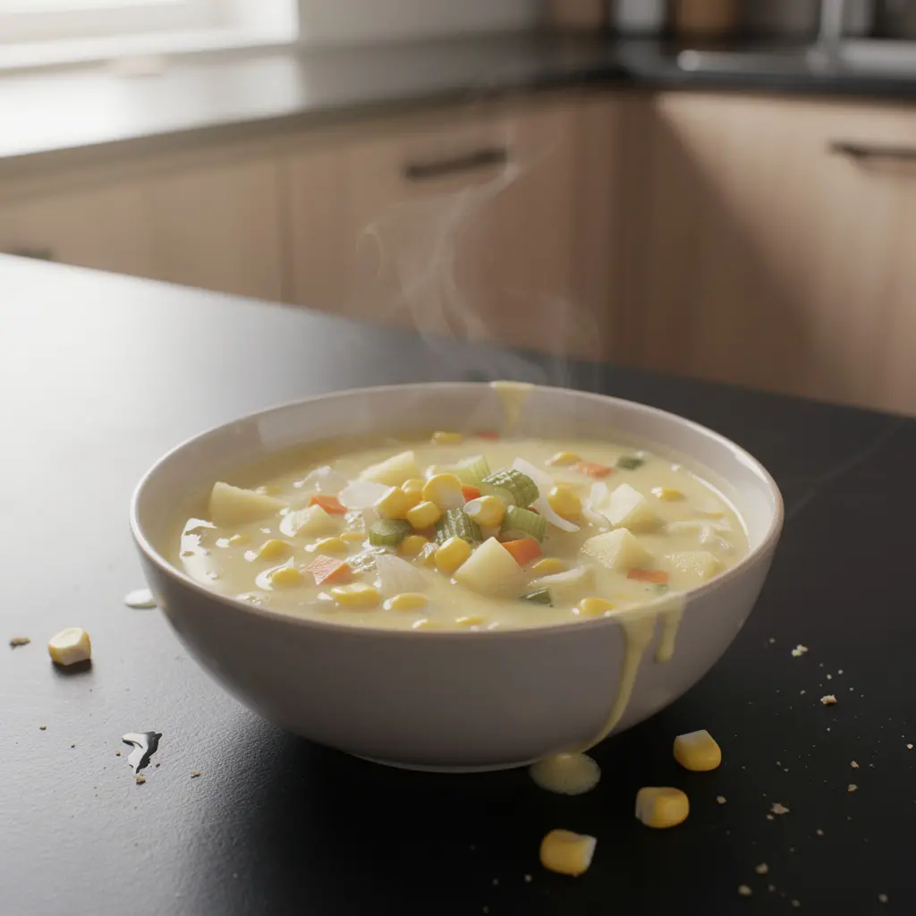 Corn chowder – gęsta zupa kukurydziana