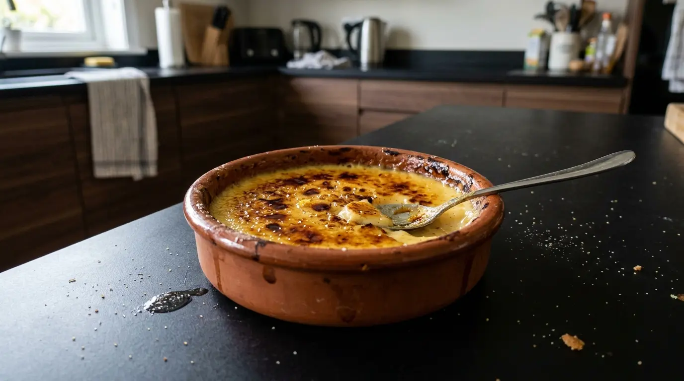 Crema catalana – hiszpański deser z karmelizowanym cukrem