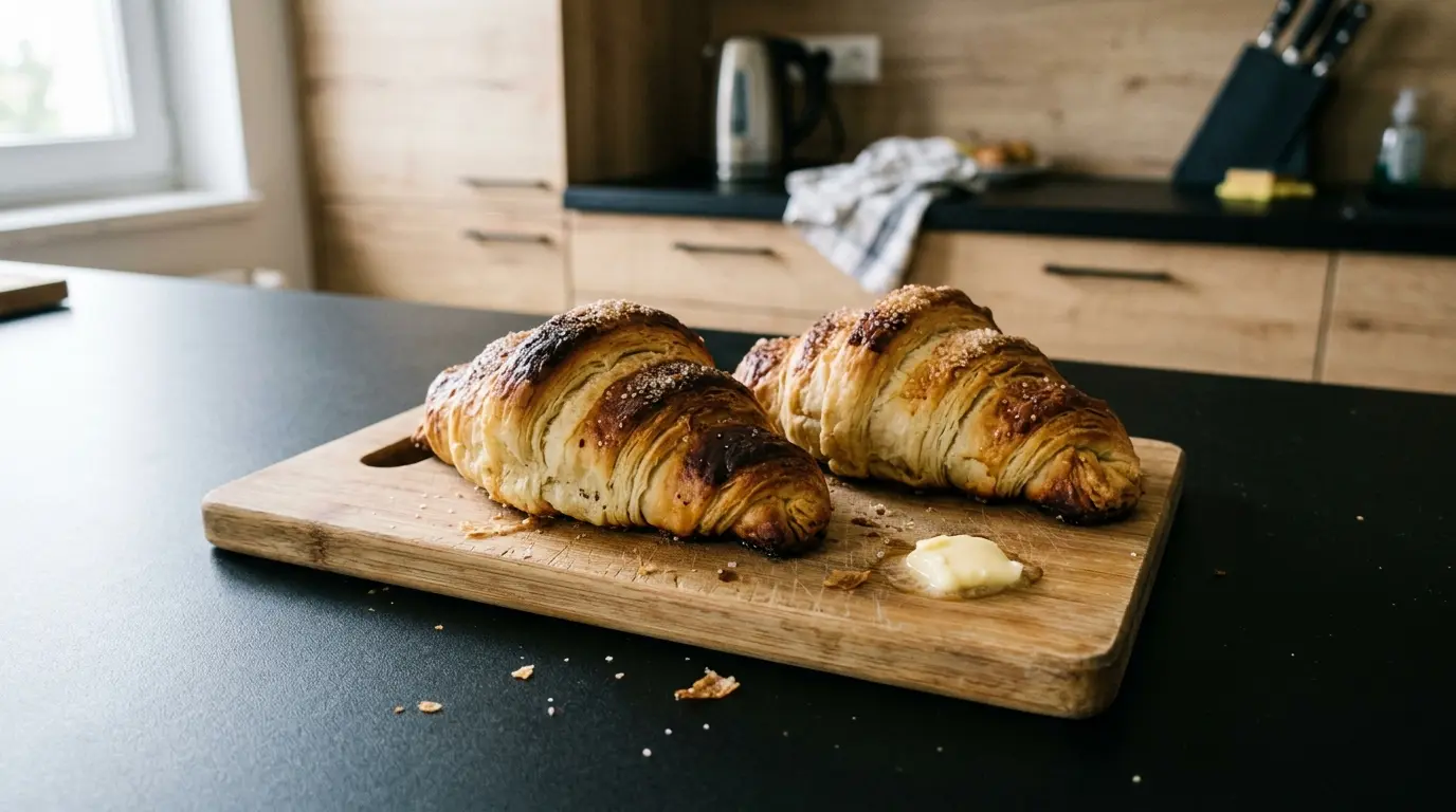 Croissanty maślane – francuskie rogaliki śniadaniowe
