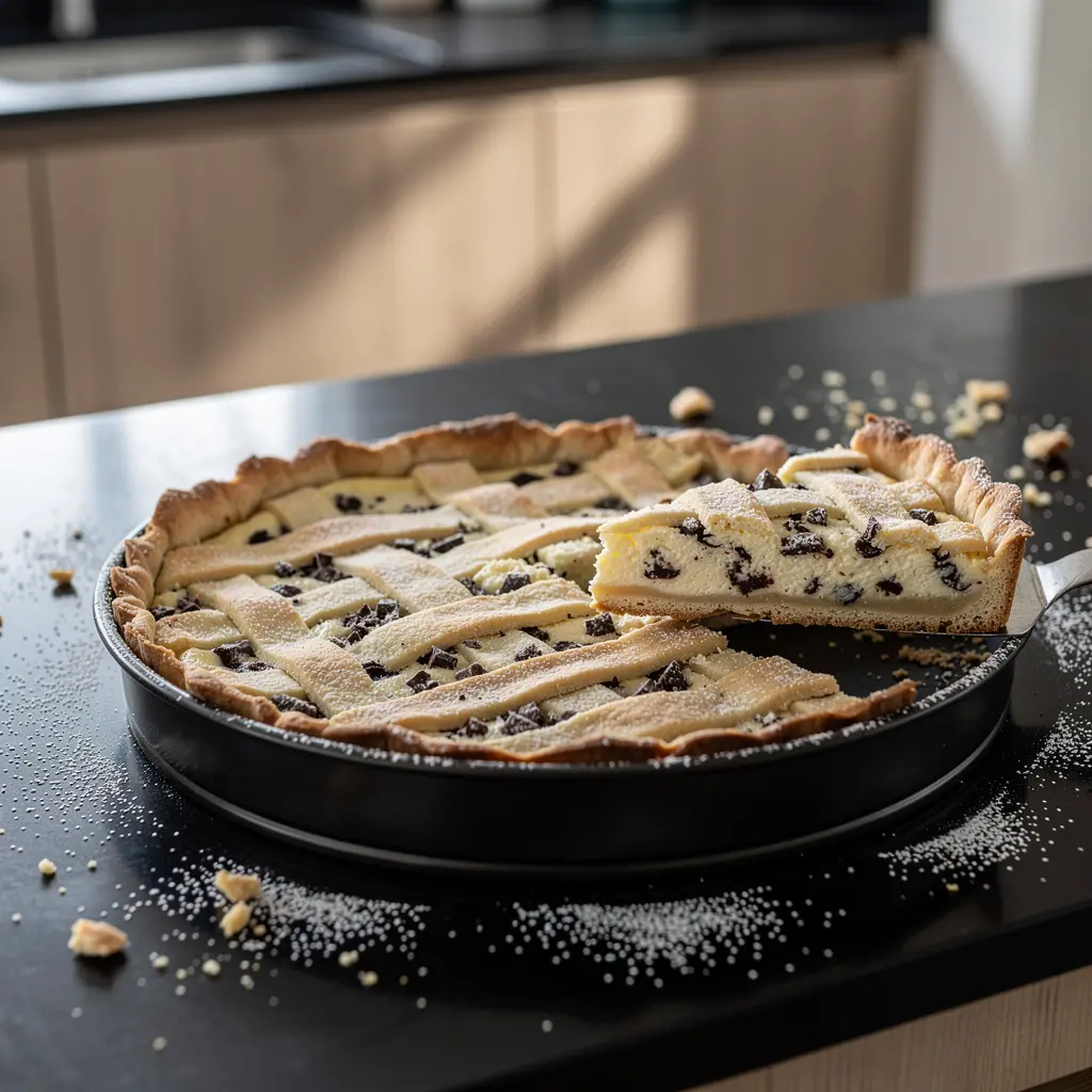 Crostata ricotta e cioccolato – tarta z ricottą i czekoladą