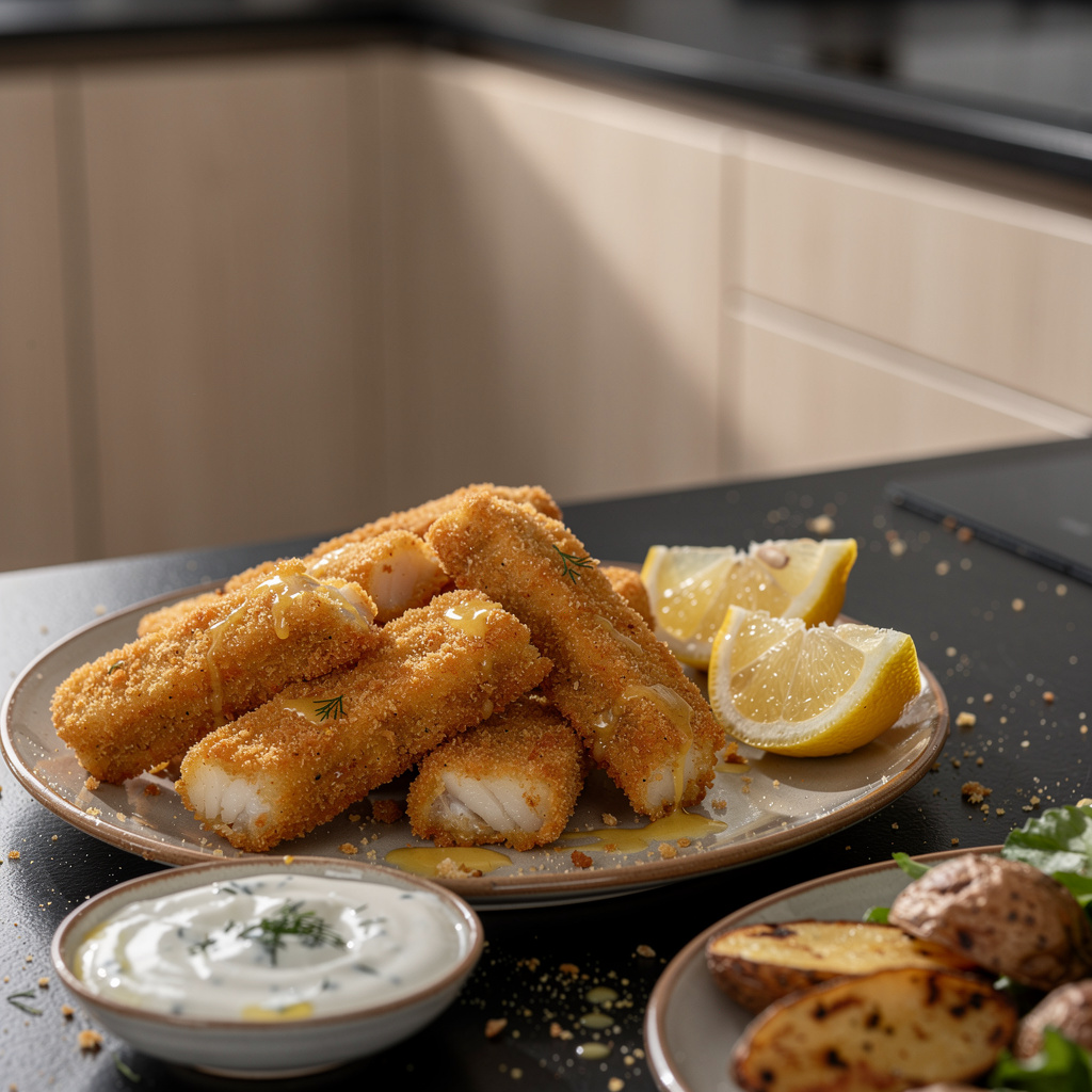 Domowe fish sticks – paluszki rybne z piekarnika