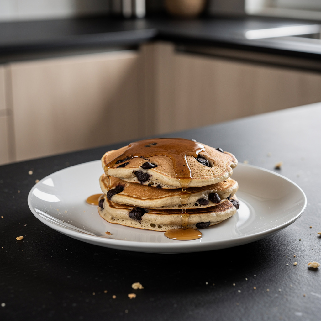 Pancakes maison au babeurre et au chocolat