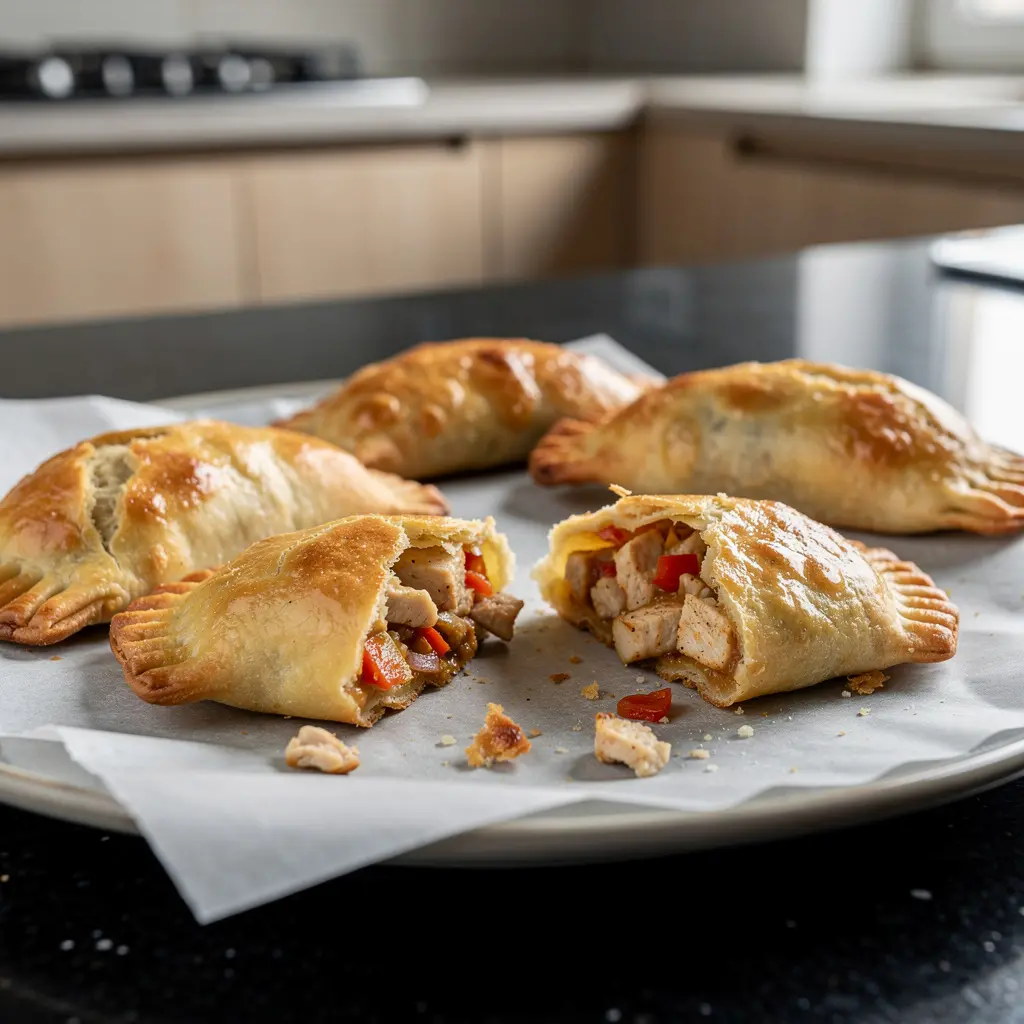 Empanadas de pollo – pieczone pierożki z kurczakiem i papryką