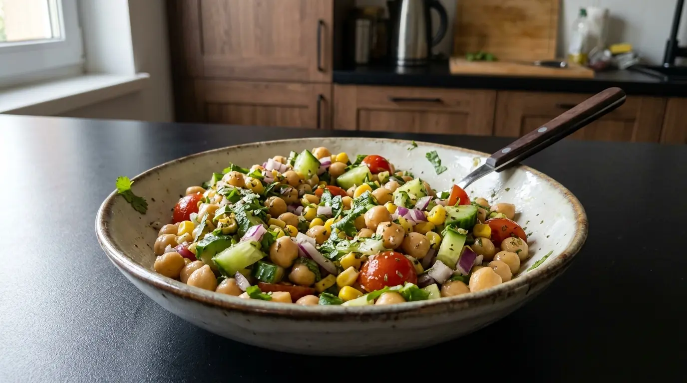 Ensalada de garbanzos – mexikanischer Kichererbsensalat