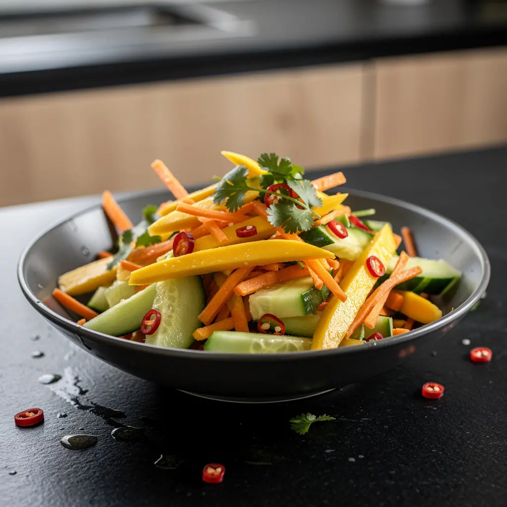 Ensalada de mango con chile – sałatka z mango, ogórkiem i chili