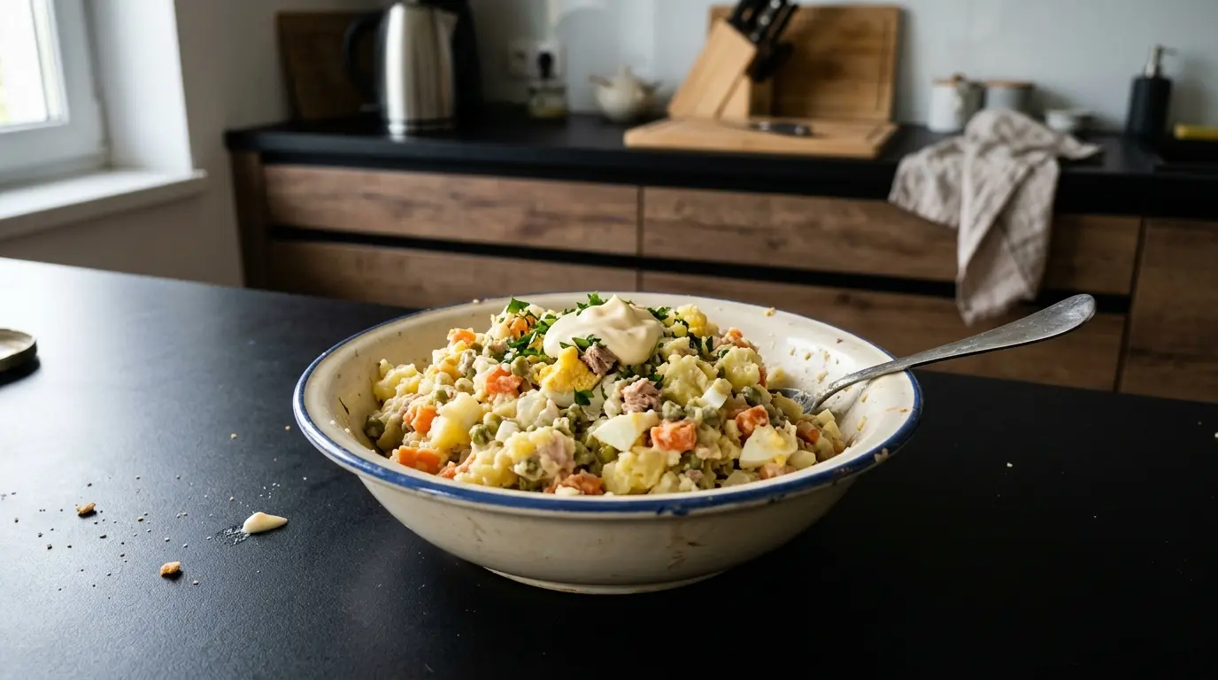 Ensaladilla rusa po hiszpańsku