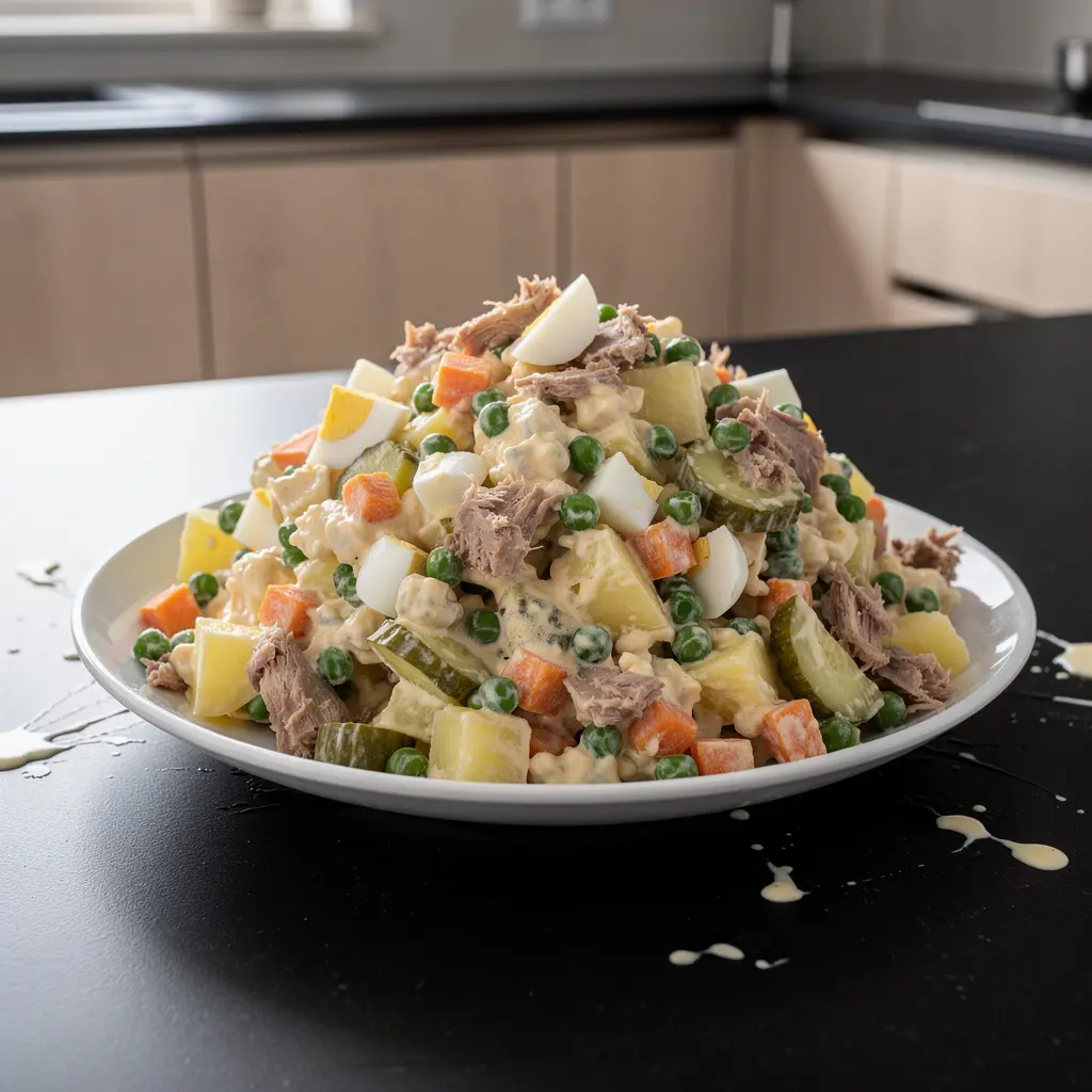 Ensaladilla rusa po hiszpańsku