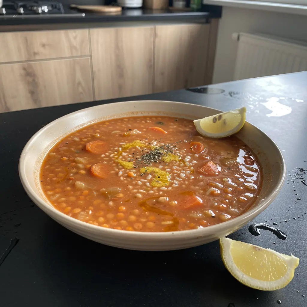 Ezogelin çorbası – pikantna turecka zupa z soczewicy i bulguru
