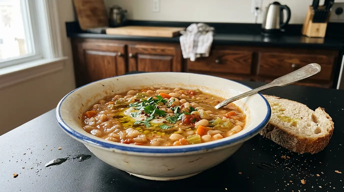 Fasolada – grecka zupa z białej fasoli