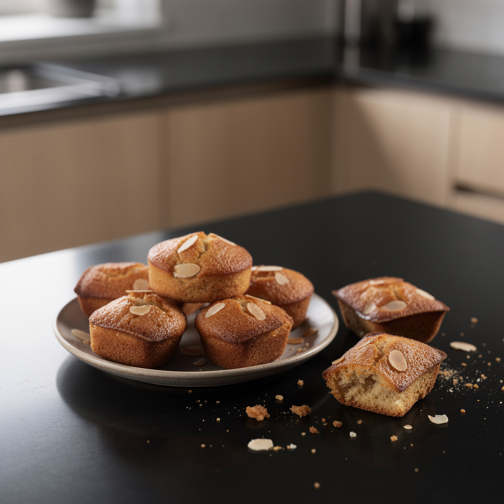 Almond financiers – French cakes with browned butter