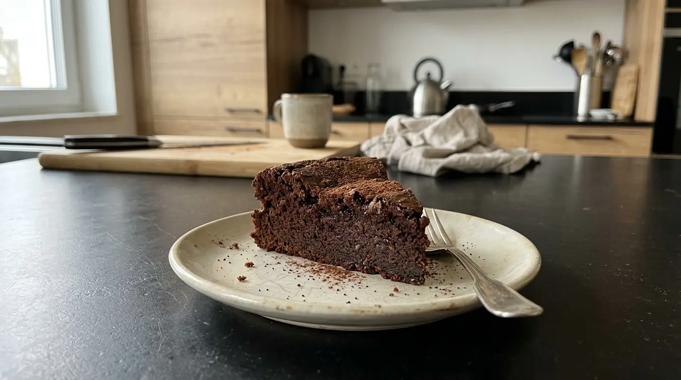 Gâteau au chocolat et café – francuskie ciasto czekoladowo-kawowe