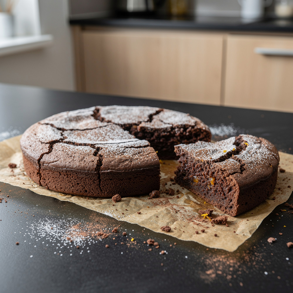 Gâteau au chocolat et orange – ciasto czekoladowo-pomarańczowe