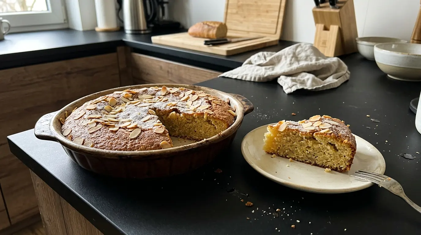 Gâteau aux amandes – wilgotne ciasto migdałowe po francusku