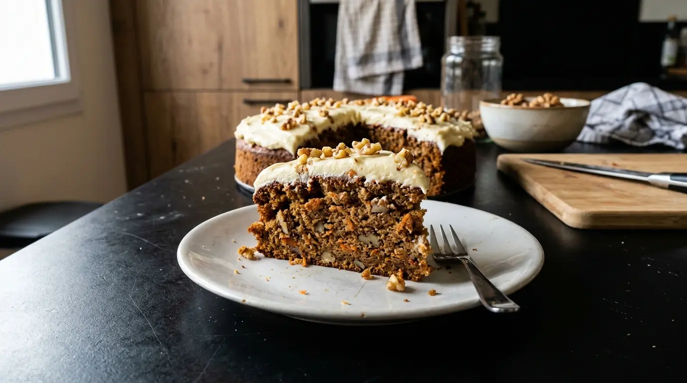 Gâteau aux carottes – francuskie ciasto marchewkowe z orzechami