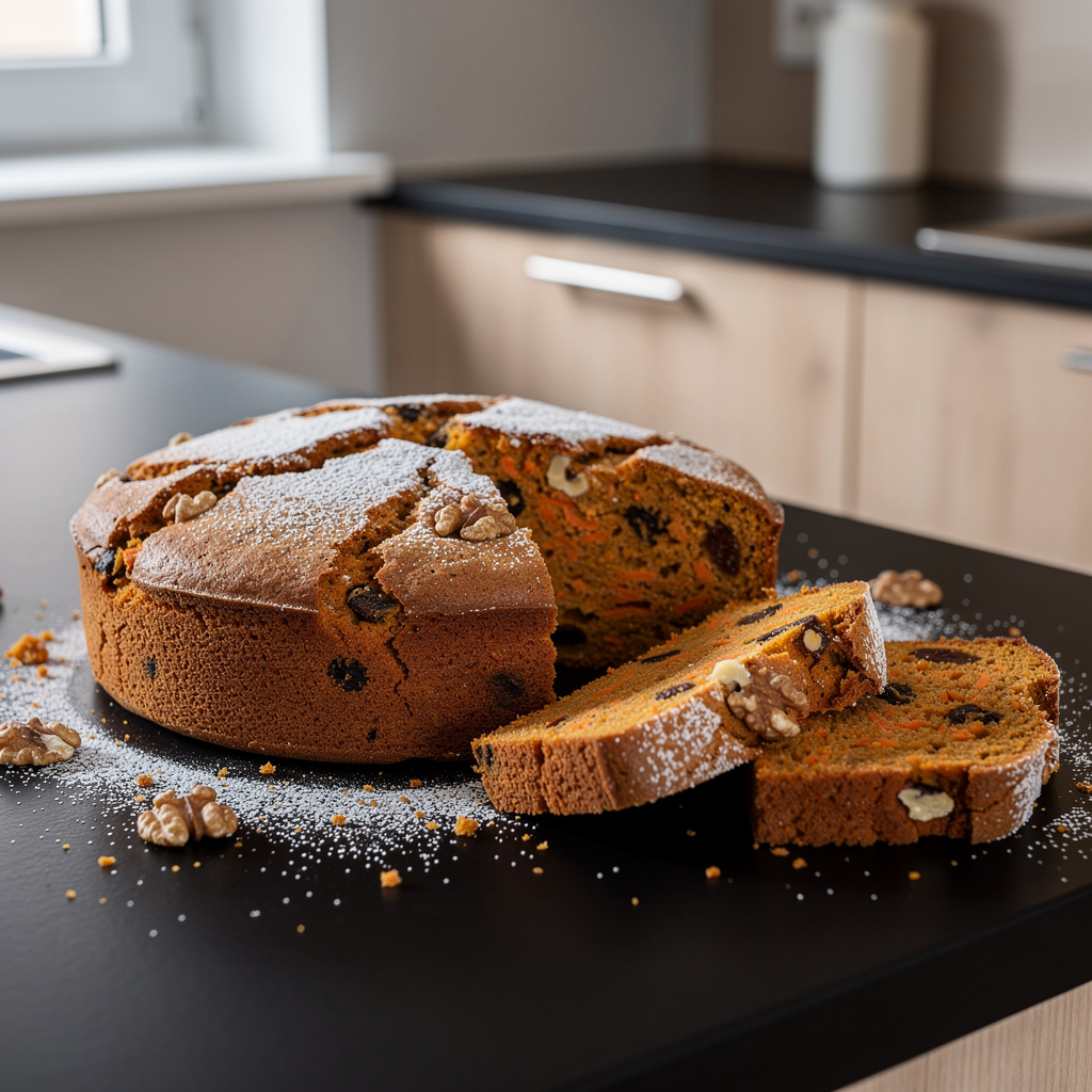 Gâteau aux carottes – francuskie ciasto marchewkowe z orzechami