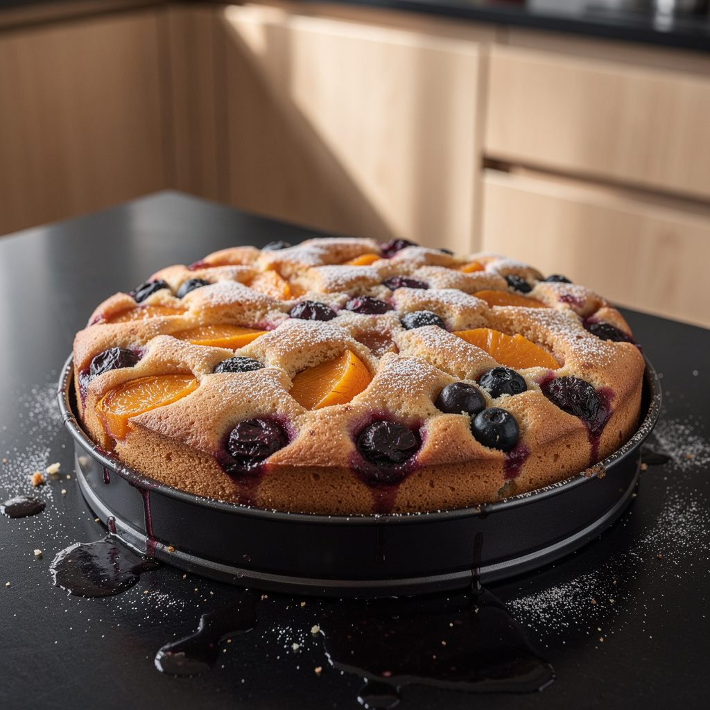 Summer Fruit French Cake