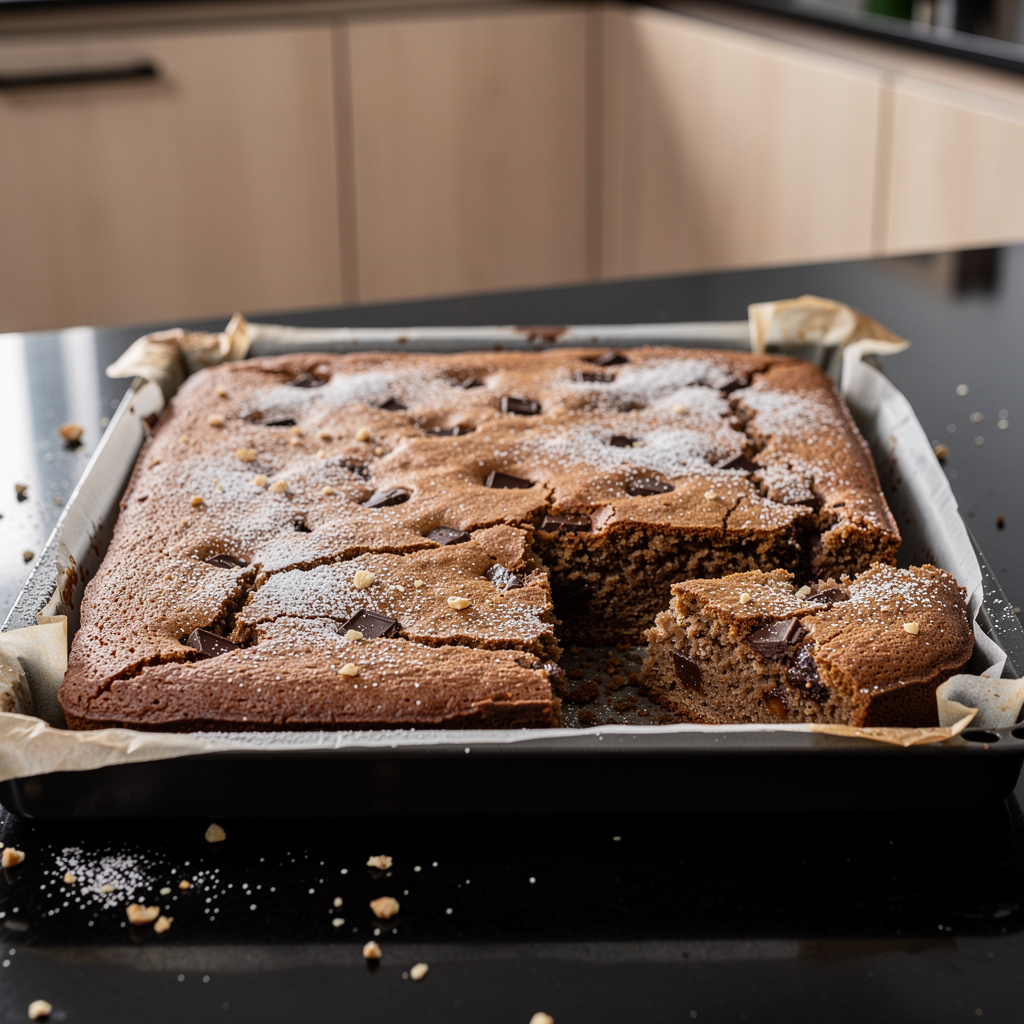 Gâteau aux noisettes – francuskie ciasto orzechowe z czekoladą