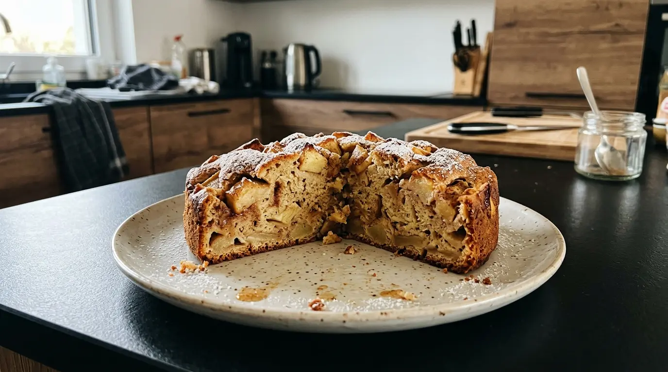Gâteau aux pommes et cannelle – francuskie ciasto jabłkowe z cynamonem