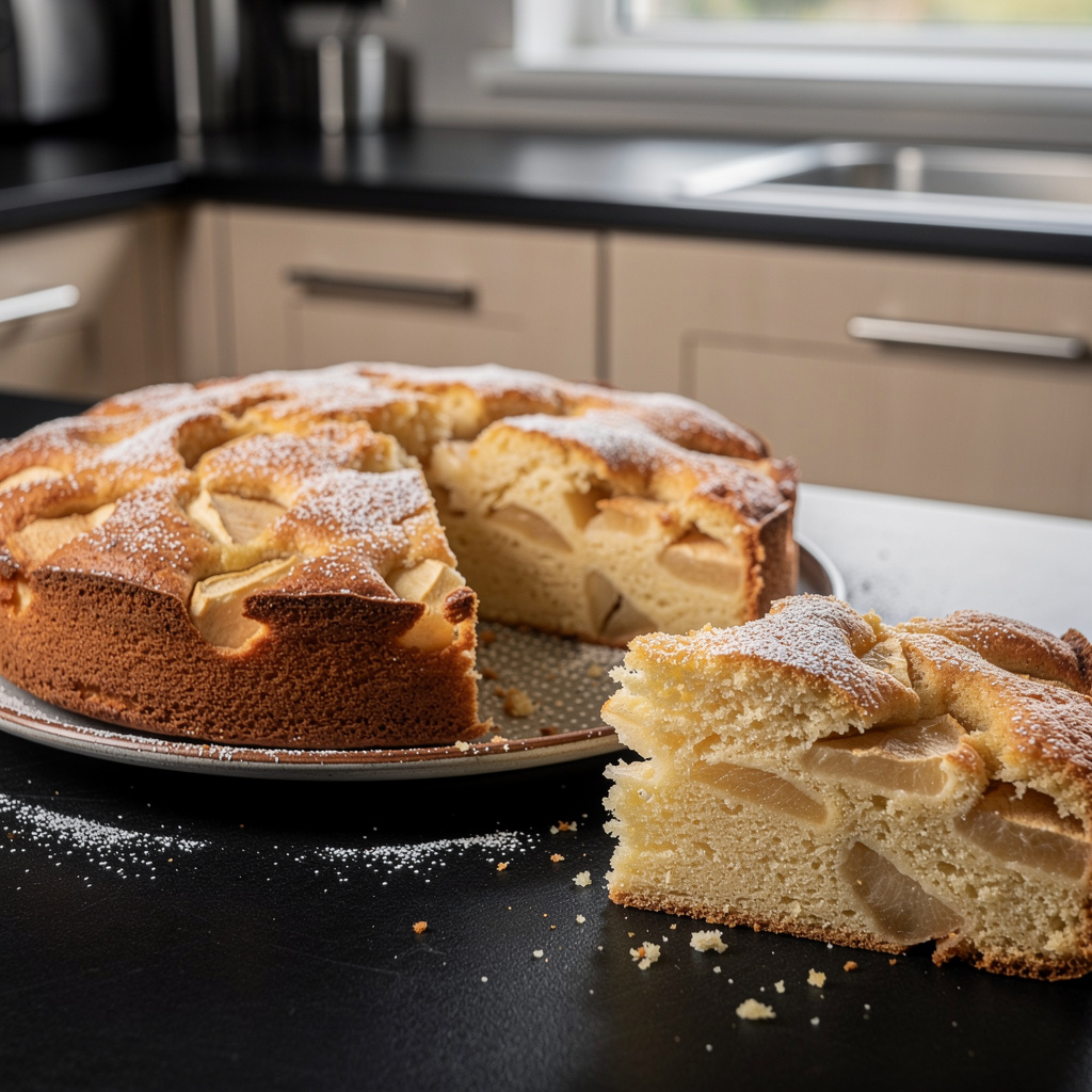 Gâteau aux pommes normand – moelleux aux pommes de Normandie
