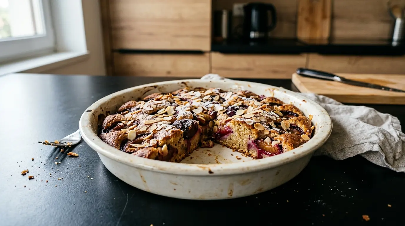 Gâteau aux prunes et amandes – ciasto z śliwkami i migdałami po francusku