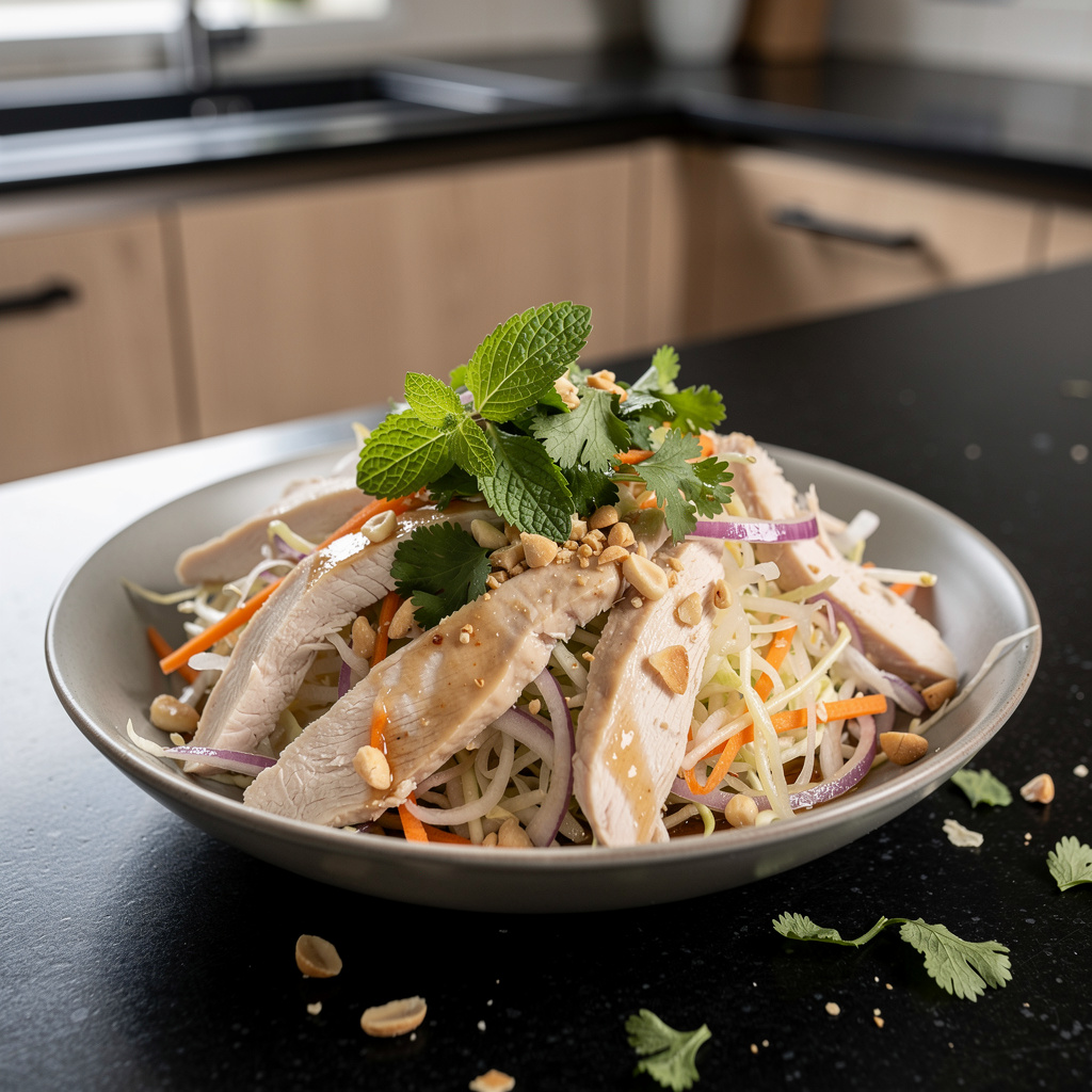 Goi ga – wietnamska sałatka z kurczakiem i kapustą