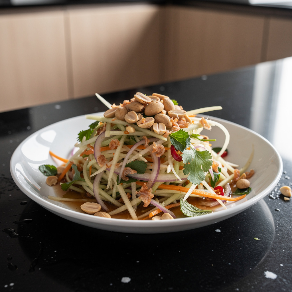 Goi xoai – wietnamska sałatka z zielonego mango