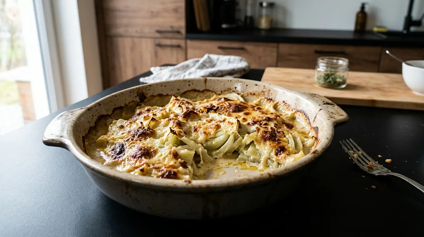 Gratin de fenouil – zapiekany fenkuł z parmezanem