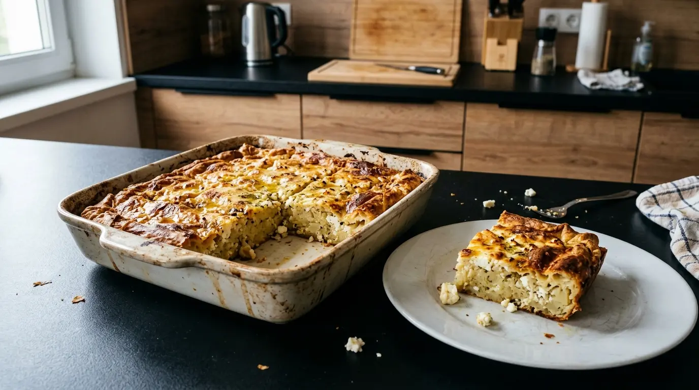 Torta greca di patate patatopita con feta